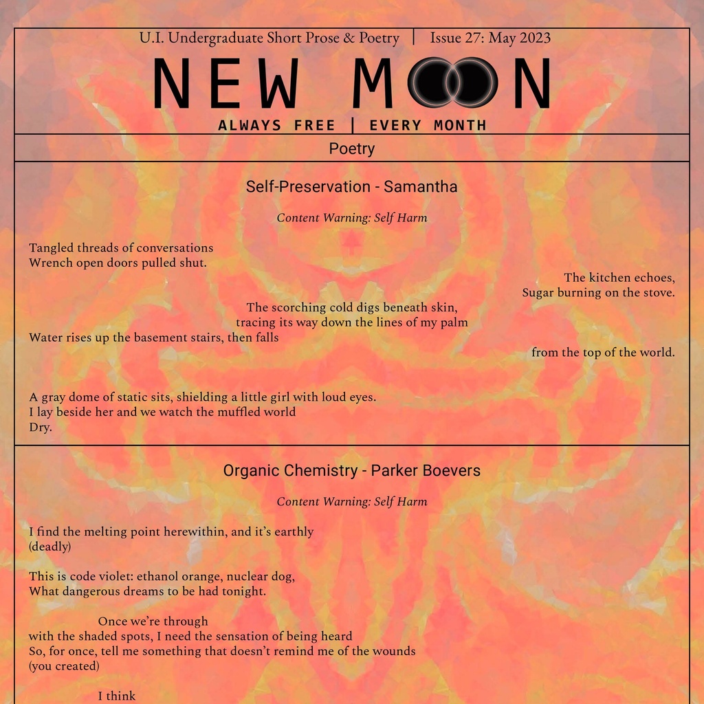 First page of New Moon Issue 27