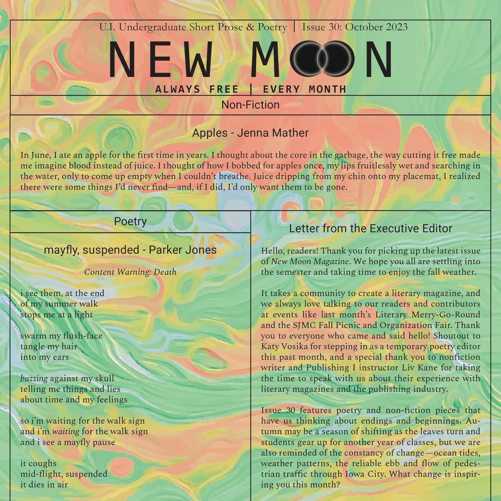 First page of New Moon