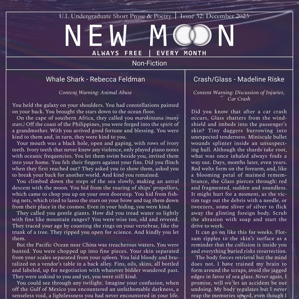 First page of new moon issue 32