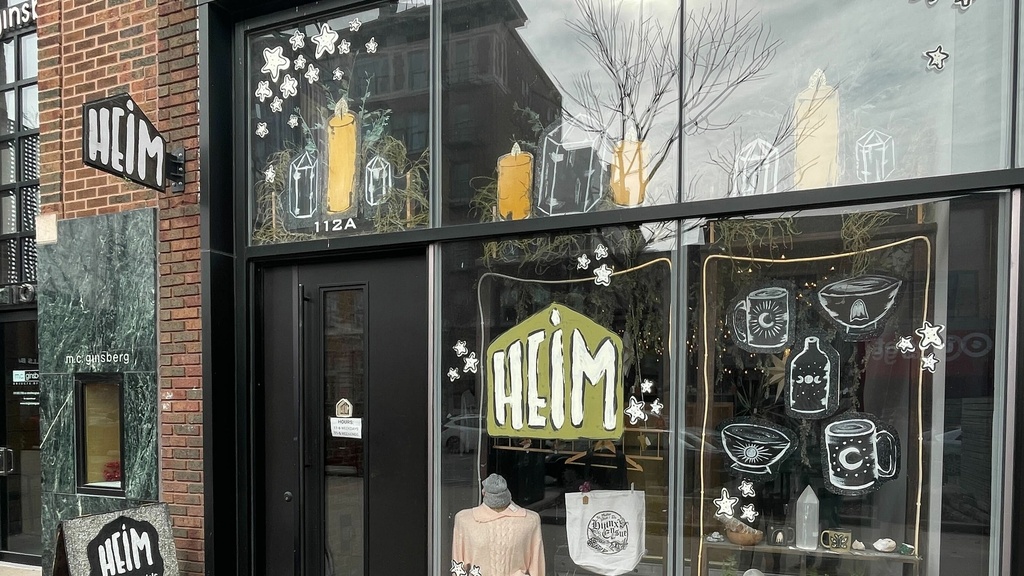 Heim front of building